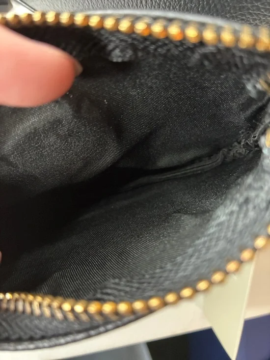 Valentino Orlandi Black Crossbody Bag with Matching Coin Pouch NWT - Picture 11 of 15